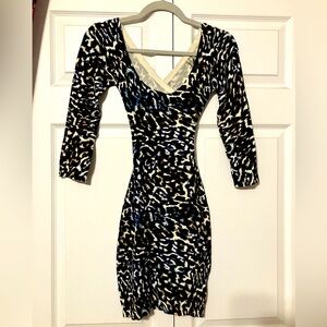 Guess Branded Leopard Print Dress in Size XS